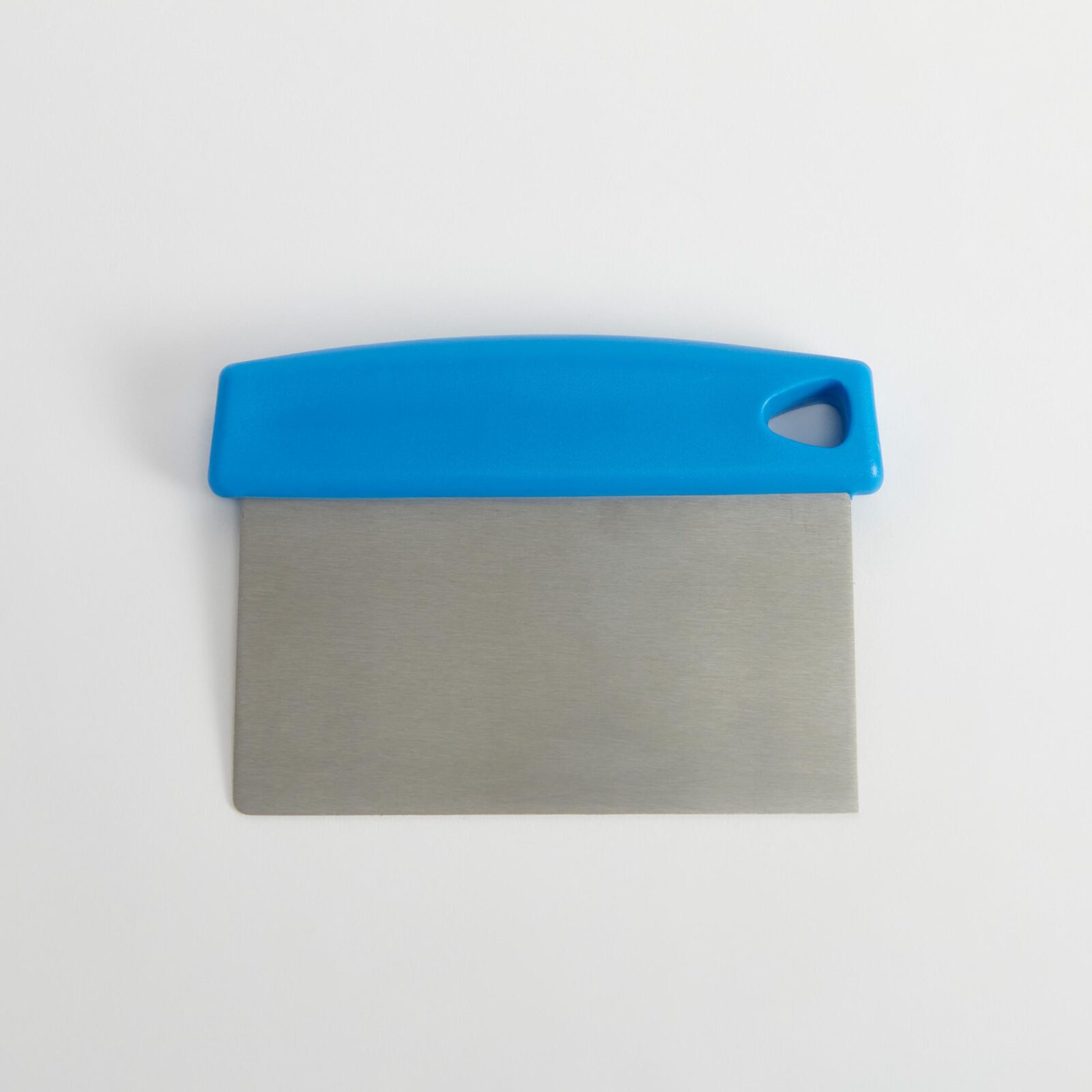 Dough scraper / St. st. / 16 x 11,5 cm blue